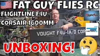 FLIGHTLINE F4U CORSAIR 1600MM UNBOXING by FGFRC #aviation #rc #warbird