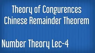 Chinese Remainder Theorem & Theory of Congurances