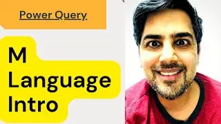 Introduction to power query m language - (Power Query Training) 01