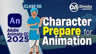 Adobe Animate CC 2025 | Step-by-Step Male Character Setup for 2D Animation