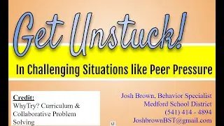 Get Unstuck in Peer Pressure