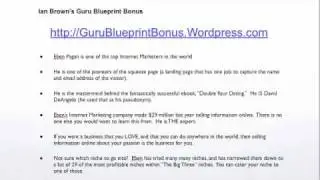 The Best Guru Blueprint Bonus - www.ianbrownla.com