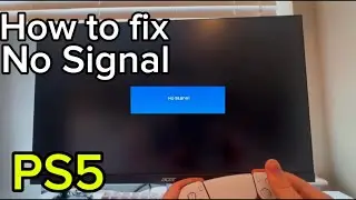 PS5: How to Fix No Signal (Blackscreen) on PS5 (100% Works!) (2024)