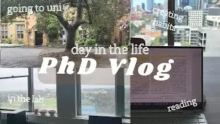 Day in the Life - PhD Vlog 2 | settling into a routine, going to uni, setting up my desk