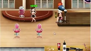 Игры для детей/ Прическа для девочек. Играем в салон красоты. Играем вместе/Делаем прически.
