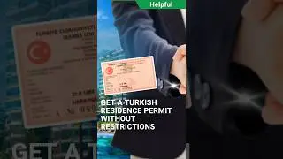 Get a Turkish Residence Permit without Restrictions. #shorts #residencepermitturkey #residencepermit