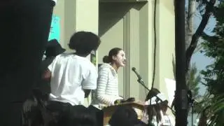 Protest at Hamilton High School