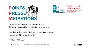 Point presse migrations - Pacte sur la migration et l’asile de l’UE