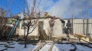 В Херсоні сталася пожежа в житловому будинку 12.01.2024 