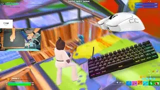 Apex Pro Mini 0.1mm Omnipoint Switches Sound Test Smooth Fortnite Gameplay 240FPS