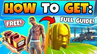 Fortnite TRAVIS SCOTT CHALLENGES GUIDE: Giant Astro Heads, Stage Location (Battle Royale Event)