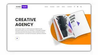 🔥Responsive Website landing page with animation using HTML,CSS and JavaScript with explanation