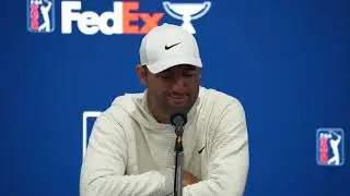 Scottie Scheffler Press Conference 2024 Texas Children's Houston Open © PGA Tour