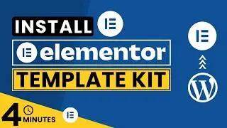 How To Install Elementor Template Kit In WordPress 2024 | Envato Elements Elementor Template Kits