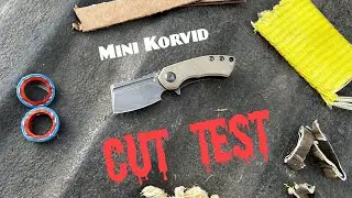Cut Test: Mini Korvid! Tiny but Surprisingly Useful!