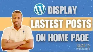How to display your latest posts on the homepage of your WordPress site? #world #shorts #tricks