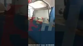 Линия для наложения стекловолокнистой изоляции способом обмотки
