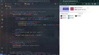 NaeuCode - Day #28 -  Chrome Color Picker Extension - Using HTML CSS & JavaScript - No Talking