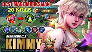 KIMMY TOP 1 GLOBAL GAMEPLAY | Kimmy best build and emblem 2020 - mobile legends