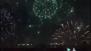 PSL 2021 Opening ceremony. Fireworks at Karachi National Stadium