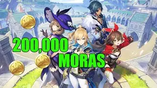 Genshin Impact | Cómo conseguir 200,000 MORAS fácil