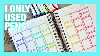 Plan With Me | NO STICKERS | Makse Life Vertical Planner