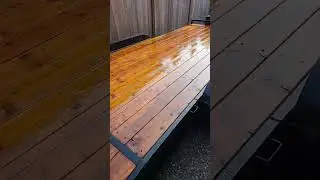 Sealing New Trailer Deck with 50/50 Used Oil and Diesel Mix