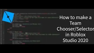 How to make a TEAM CHOOSER in ROBLOX STUDIO 2020!