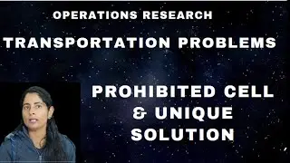 Transportation Problems: Prohibited Cells and Unique Solution