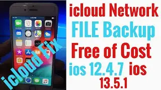 icloud Bypass Network File Backup ios 12.4.7 To 13.5.1 Free MEID | NO Meid Free Windows
