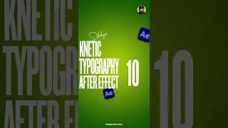 Awesome Creative Kinetic Typography Title Animation #shorts #motiongraphics #youtubeshorts