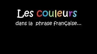 Французский язык от Eugène Sev. Couleurs 2. Как сказать цвет вещи . Цвета во французском языке.