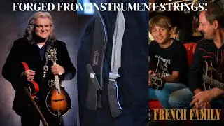 Creating a Unique Masterpiece: Crafting a Custom Knife from Guitar and Mandolin Strings.