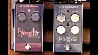 All The Gain - TC Electronic Eyemaster & Fangs Metal Distortion Pedals