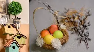 Поделки к Пасхе!/Пасхальные корзиночки своими руками/Идеи пасхального декора