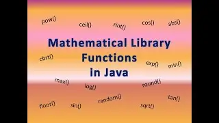 Mathematical Library Functions in Java