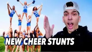 TRYING CRAZY CHEER STUNTS IN SPAIN