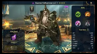 [*/\*] RAID: Shadow Legends - Unlocking Baerdal Fellhammer (EPIC VOID Champion)
