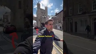 The Most Complete Medieval City Walls in England 🤯 #york #shorts