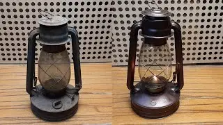 Oil lamp restoration, Реставрация масляной(керосиновой)лампы