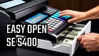 How to Open the Tell on Electronic Cash Register SE S400