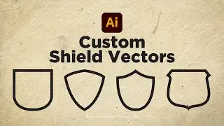 How to Design a Shield in Illustrator 2024 — Adobe Illustrator for Beginners (Part 9)
