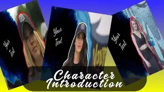 How to make cinematic character introduction effect in Kinemaster  || Kinemaster tutorials.