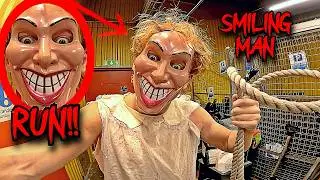 SMILING MAN REAL LIFE HORROR ESCAPE (PARKOUR POV)