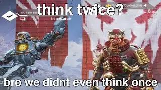 me and my friend lose it in bronze apex