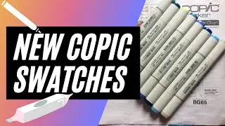 COPIC SKETCH MARKER SWATCHES, COPIC HAUL, BLUE COPICS, GREEN COPICS, GREY COPICS, COPIC COLOR CHART