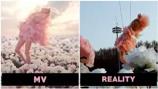 BLACKPINK ROSE - On the ground Mv Vs. Reality