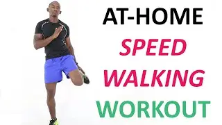 At-Home Speed Walking for Weight Loss/ Walk 2500 Steps in 20 Minutes 🔥 Burn 230 Calories🔥