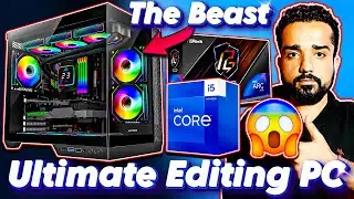 🔥The Ultimate FASTEST INTEL EDITING PC Build🔥Best INTEL PC 2024🔥4K, 6K, 8K Video Editing PC Build