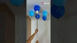 Ceiling balloon hack 🎈 